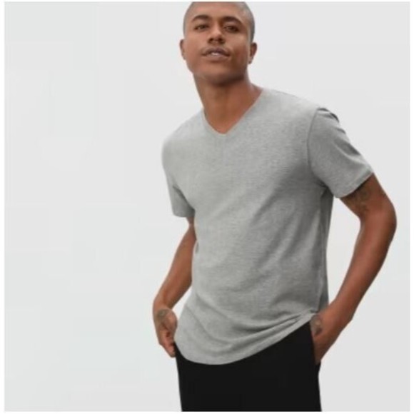 Everlane Other - EVERLANE Shirt Men's X-Large XL Gray NWOT Uniform Cotton V-Neck Basic Casual